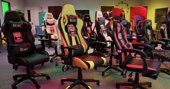 Elevated gaming chairs provide a significant advantage