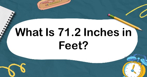 What Is 71.2 Inches In Feet? Convert 71.2 In To Feet (ft)